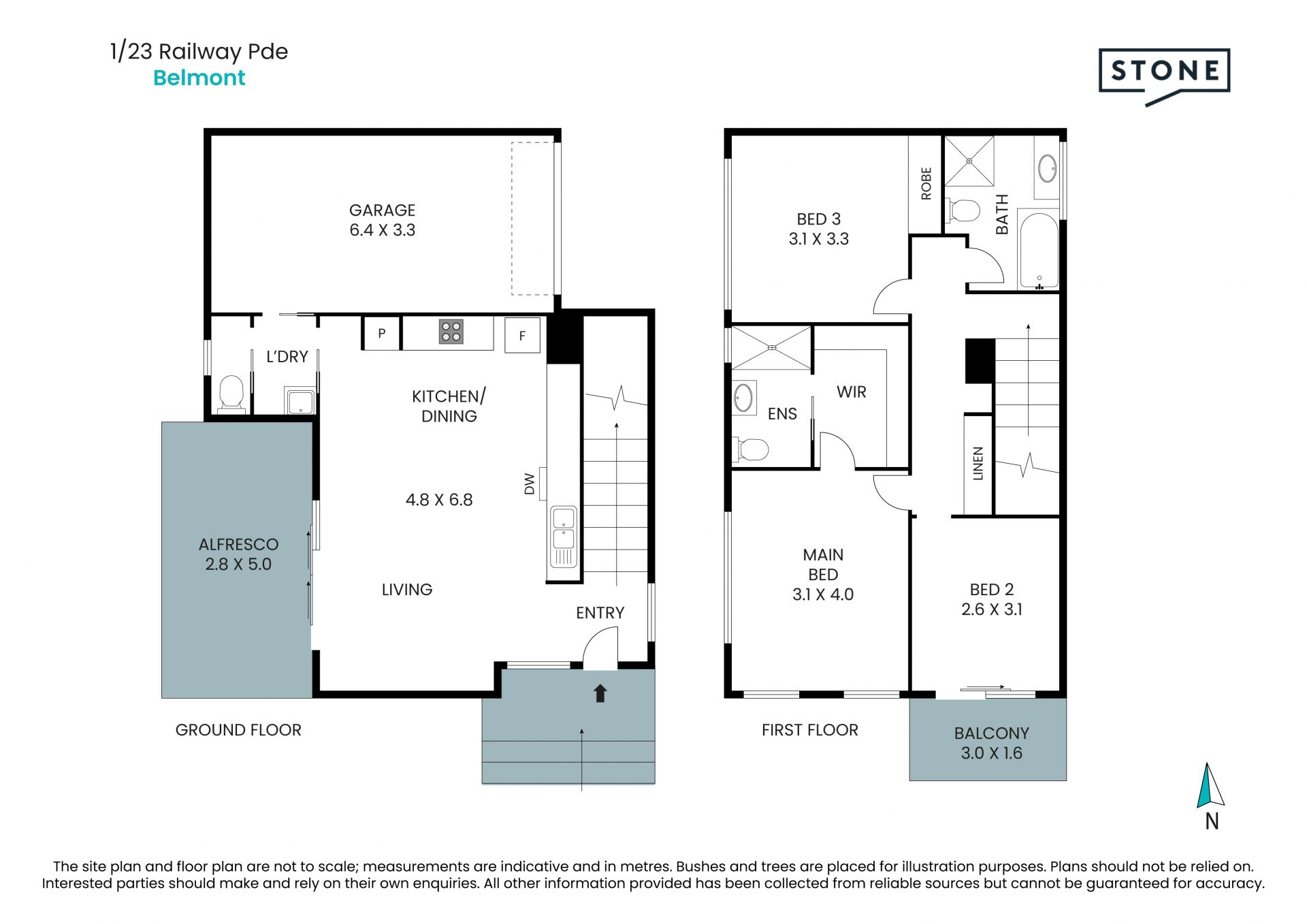 Modern townhouse, walk to lake, town and lagoon