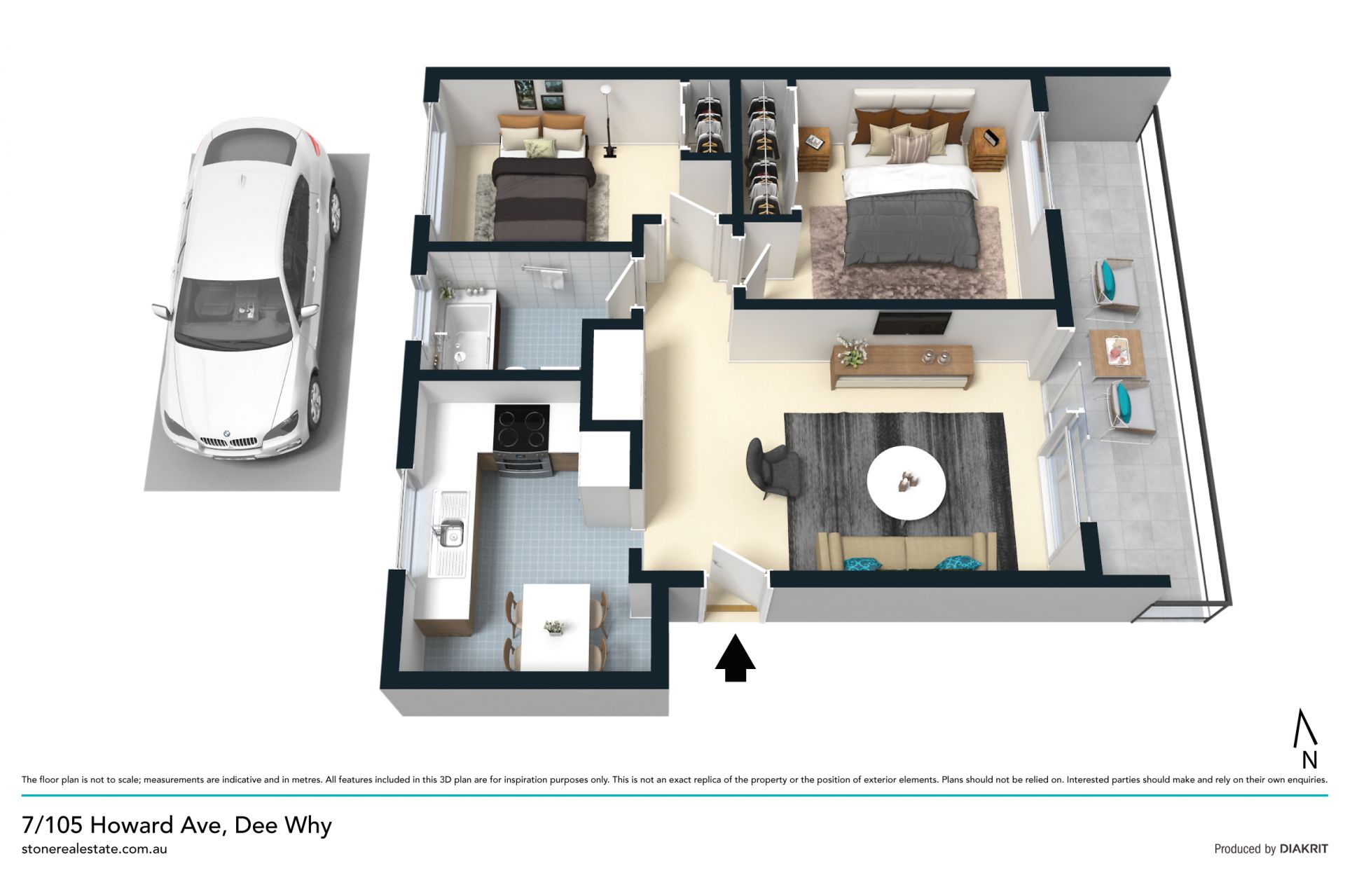 Live the dream just metres from the beach