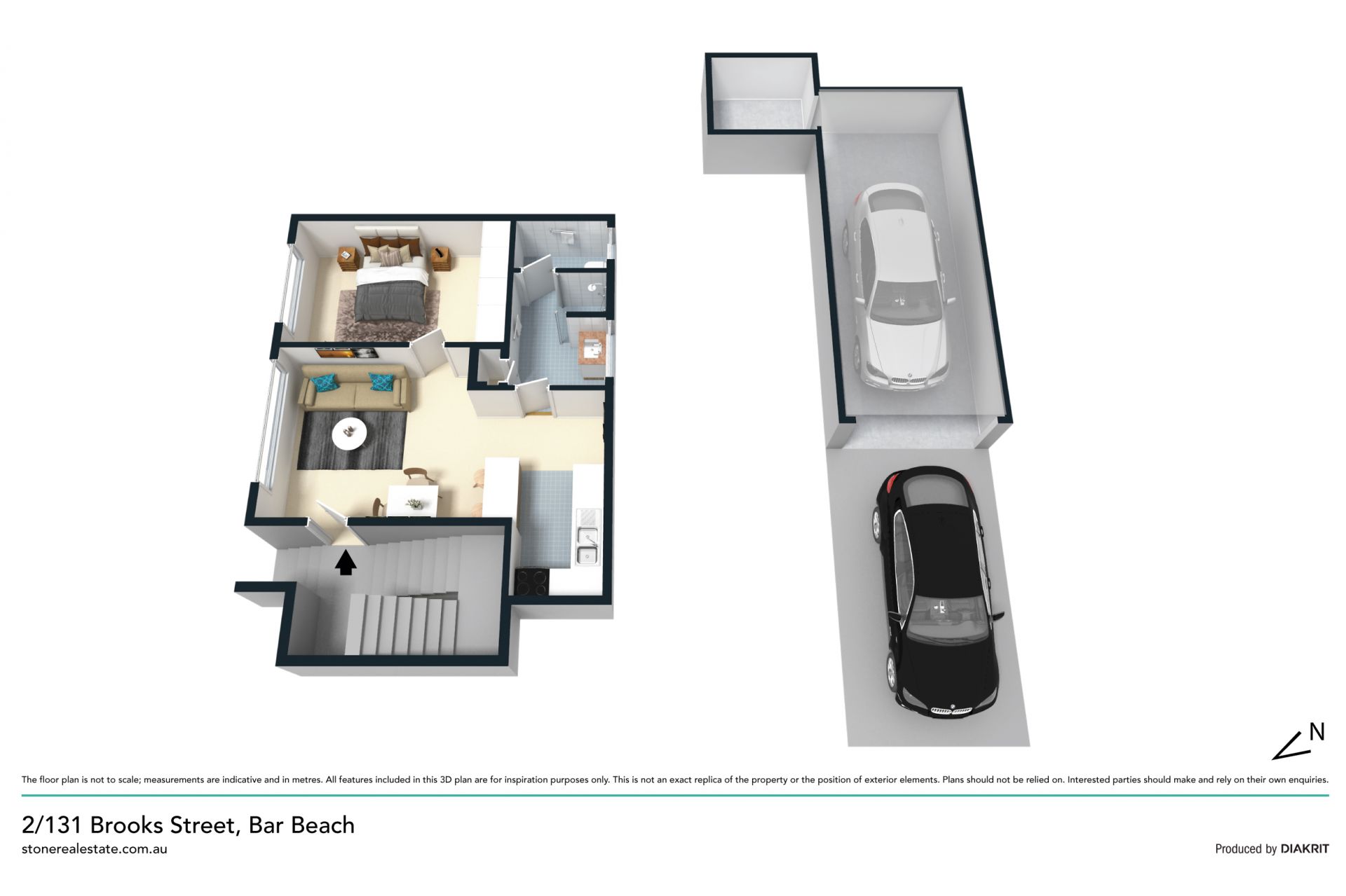 Bright beachside pad