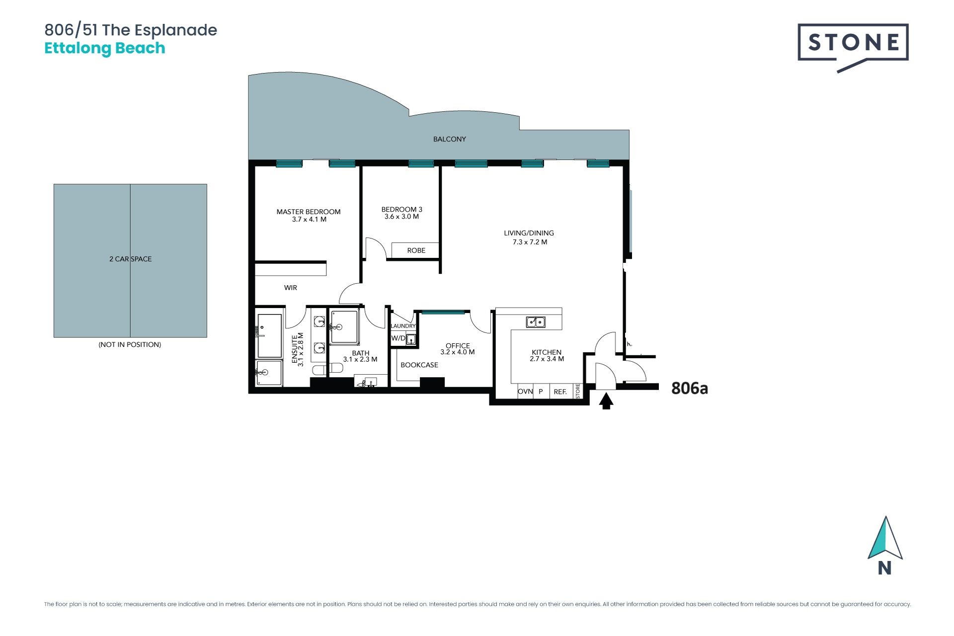 Beachside Penthouse Apartment.