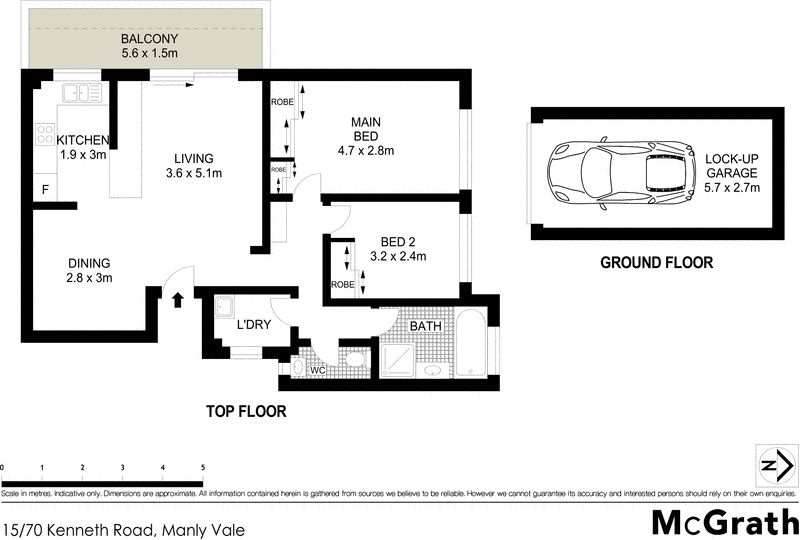 Renovated apartment enjoys sunny northern aspect