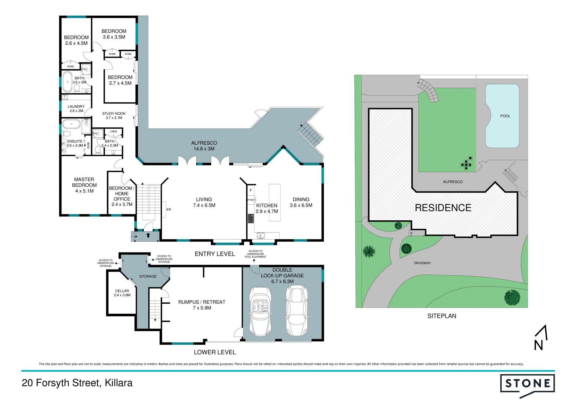 Premier location solar energy and north to rear