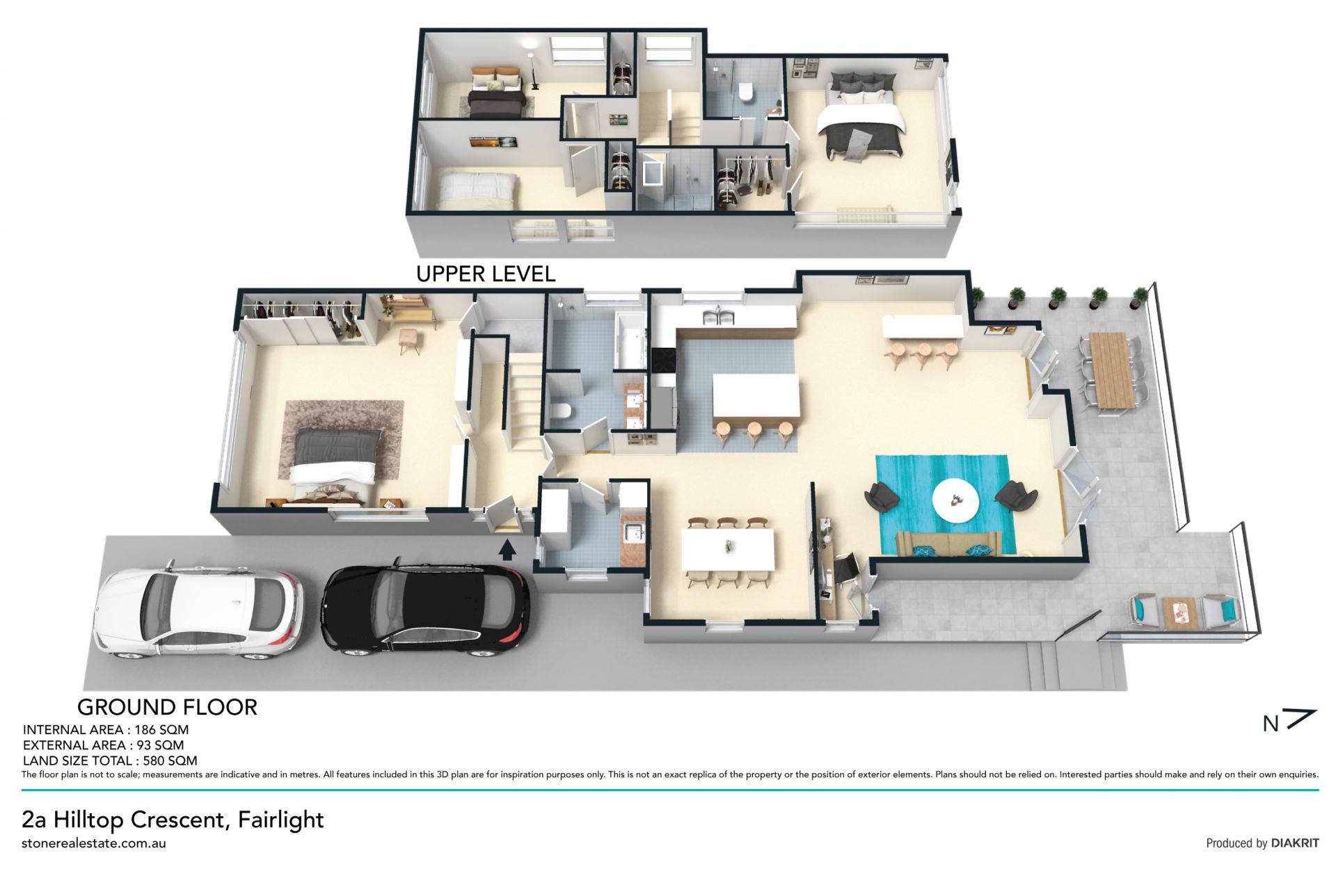 Deluxe family living in a prized locale