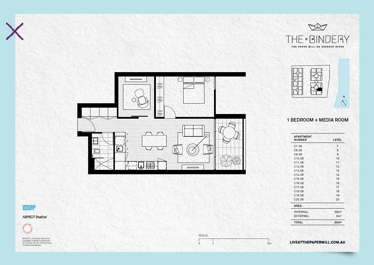LUXURY ONE-BEDROOM APARTMENT + MEDIA ROOM IN THE BINDERY