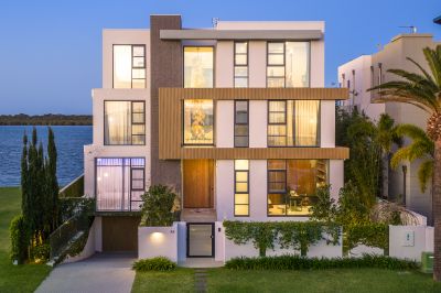 Majestic Broadwater Masterpiece Boasting Four Levels of Refined Luxury