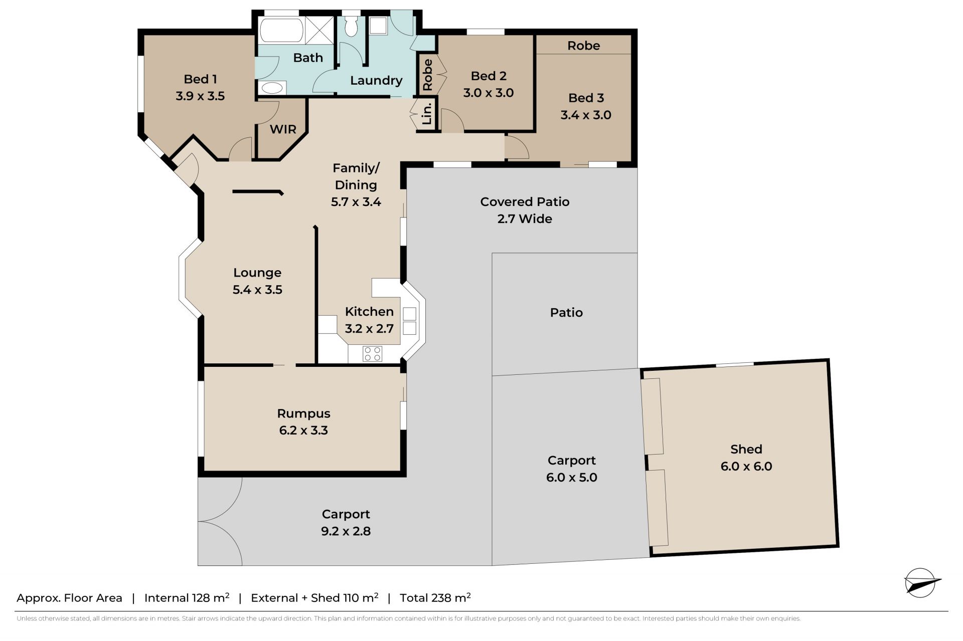 4 Bedrooms, loads of car accommodation