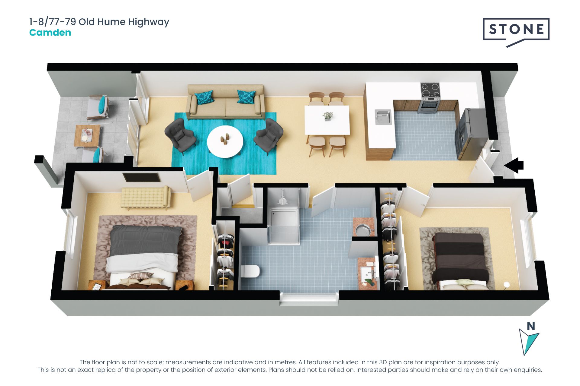 Luxurious 2-bedroom villa in Camden's premier over 55s community