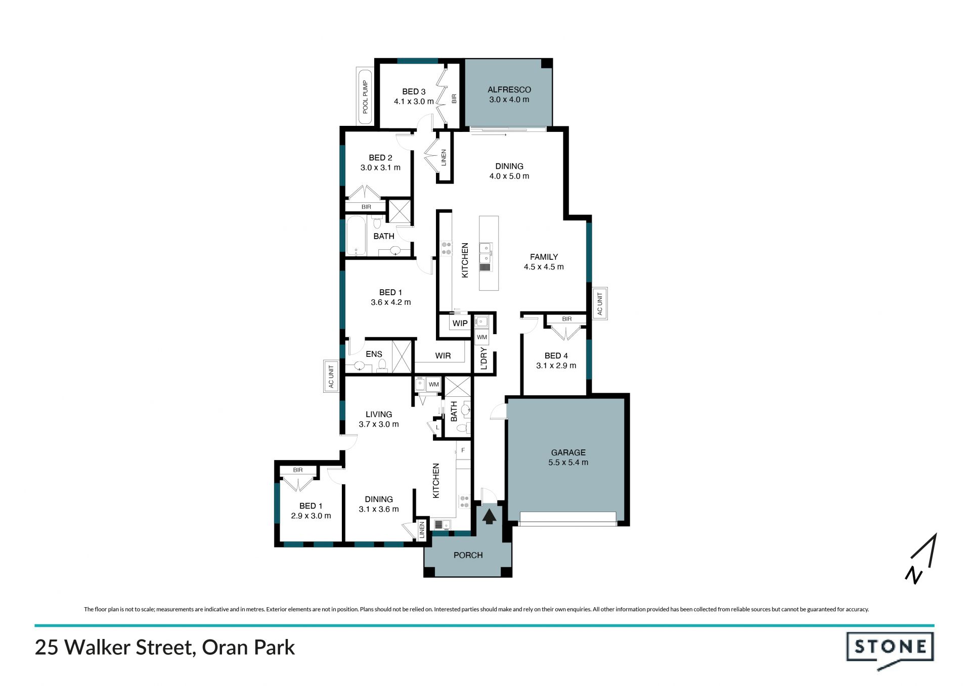 Four bedroom home with pool & Granny flat