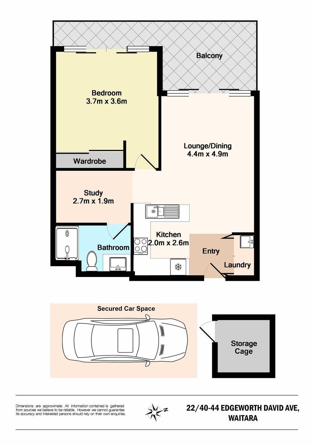 Functional floor plan with pleasant outlook