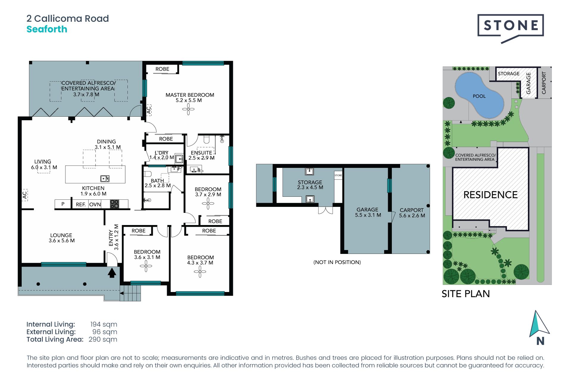 Effortless single level living on generous 720sqm north-facing block