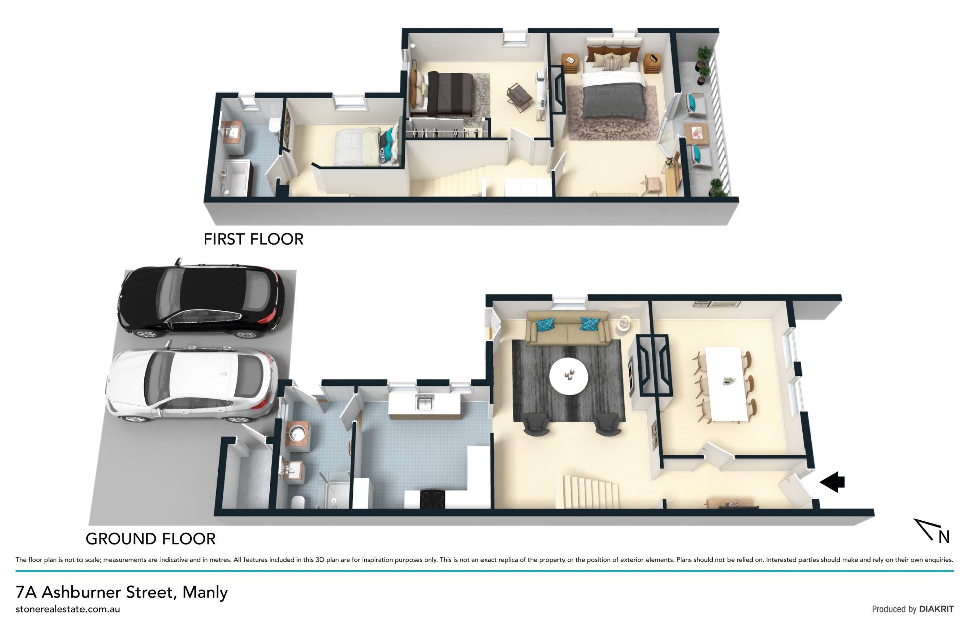 Renovated terrace in the heart of Manly