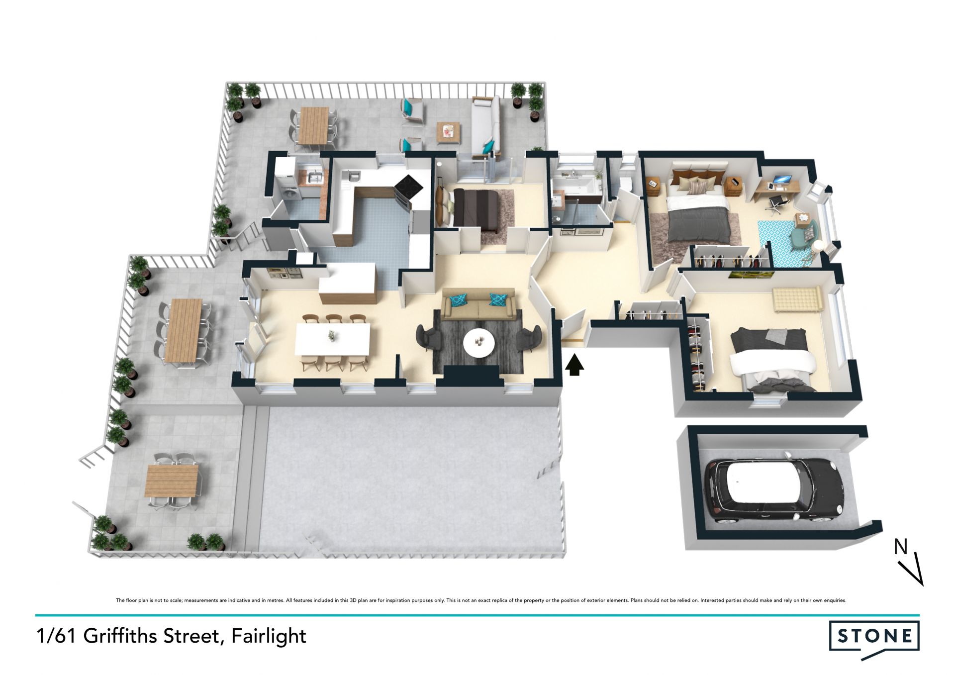 Elegant lower duplex with fabulous outdoor entertaining areas