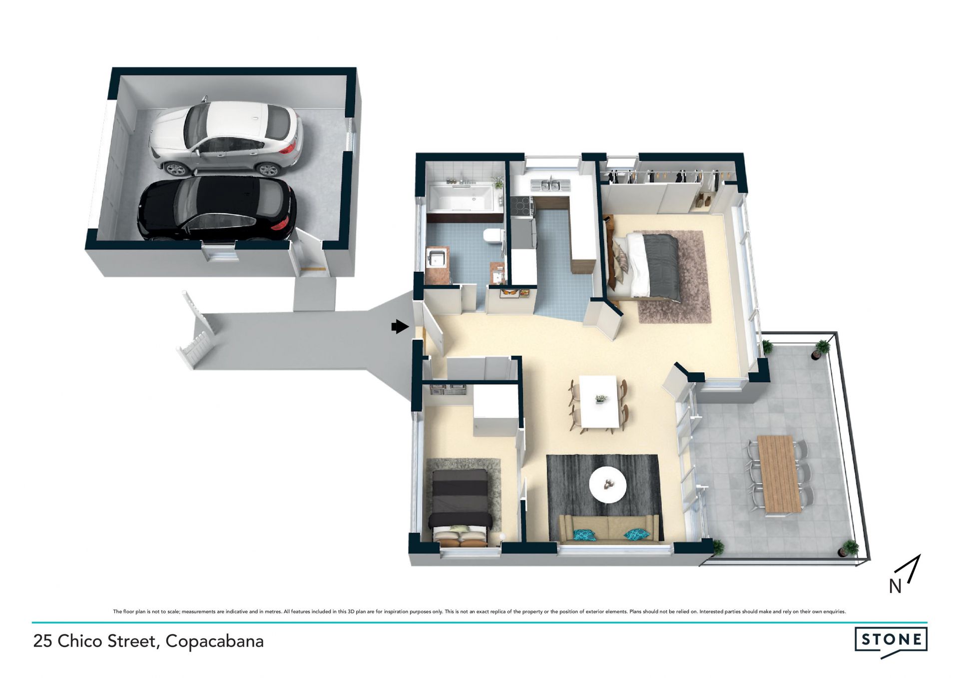 Cottage comforts on 866 sqm