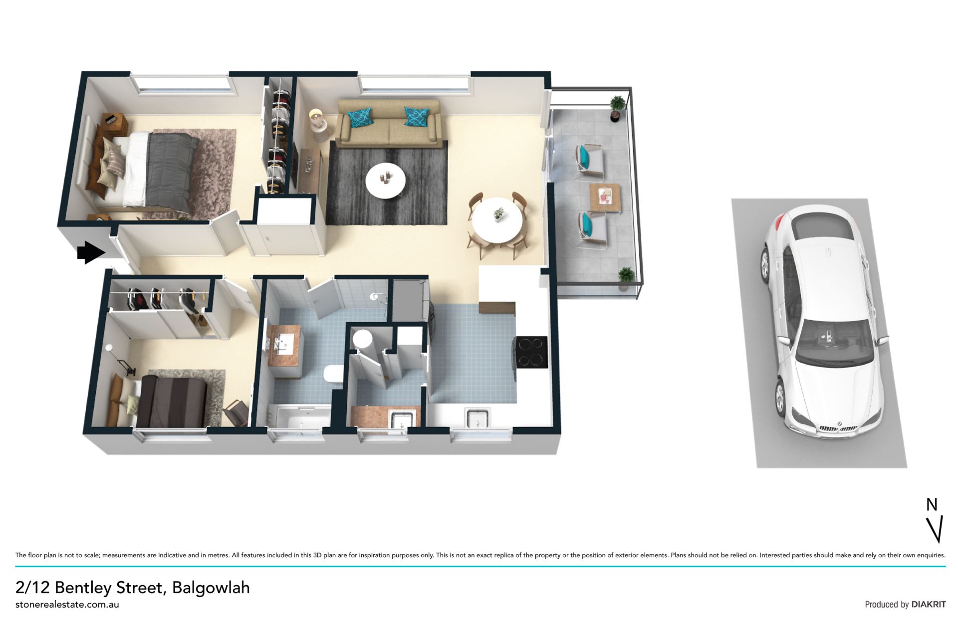 Space and style in tranquil setting by the village