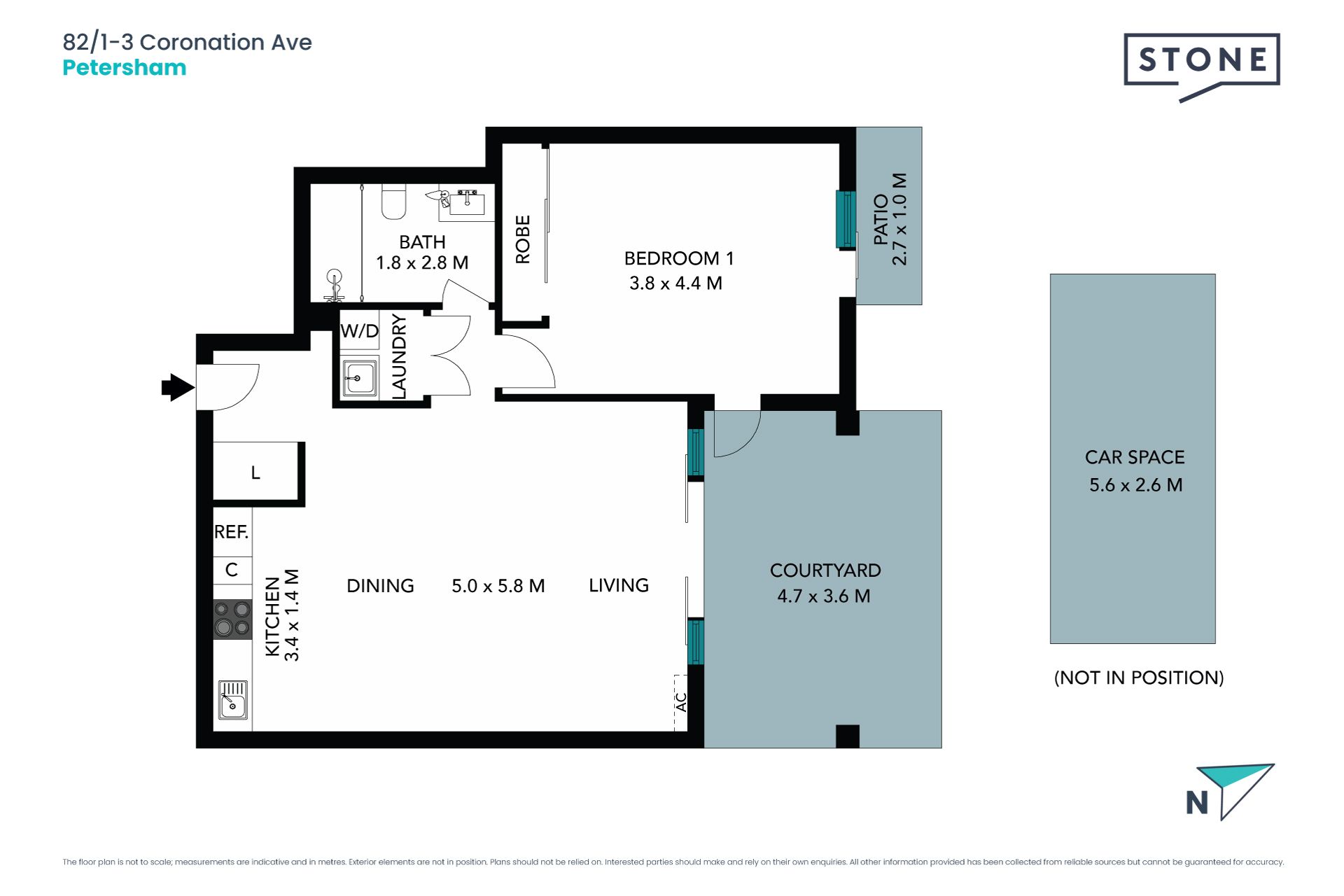 Lifestyle appeal in a smart courtyard apartment