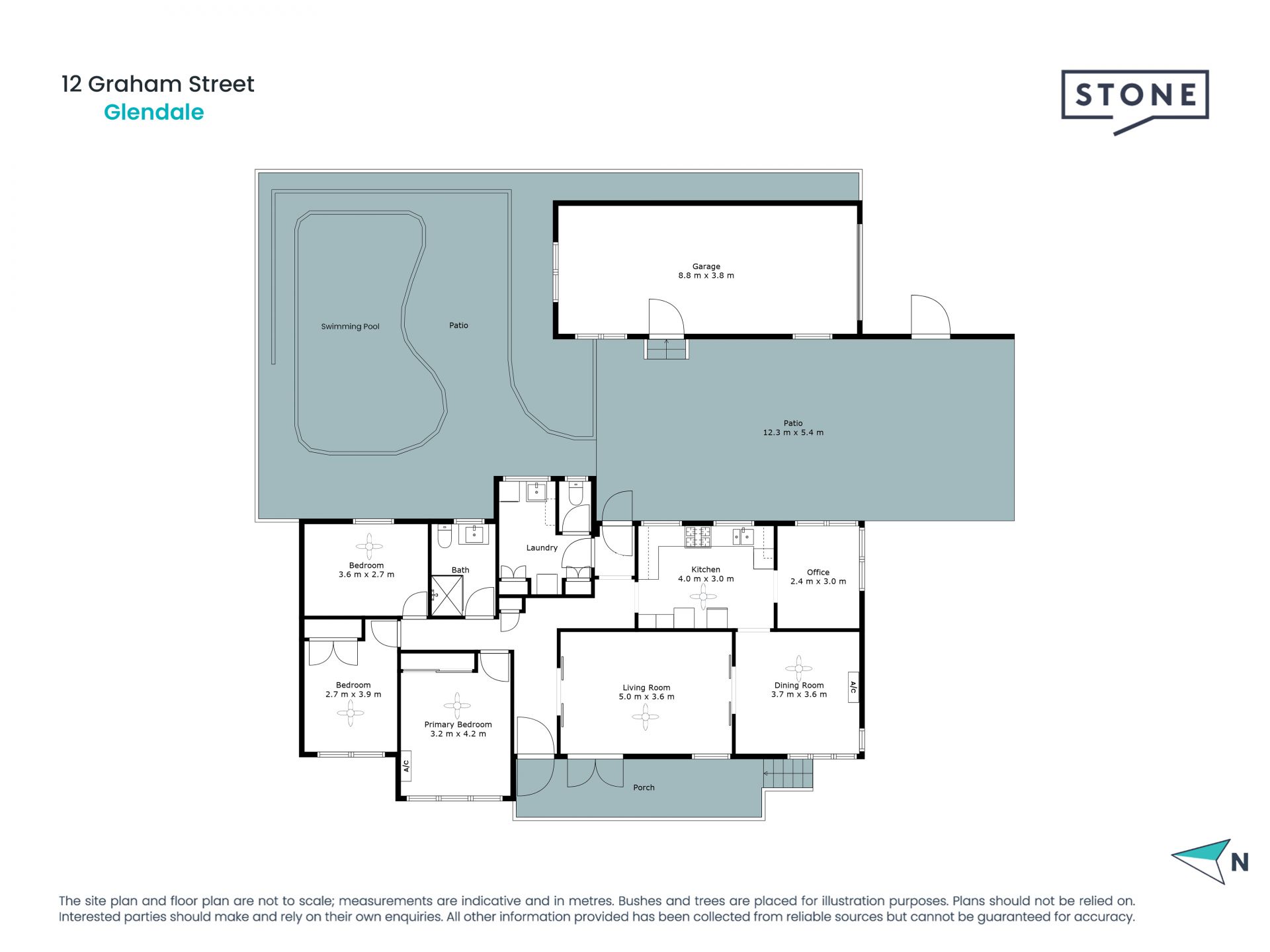 Space, pool and convenience for a growing family