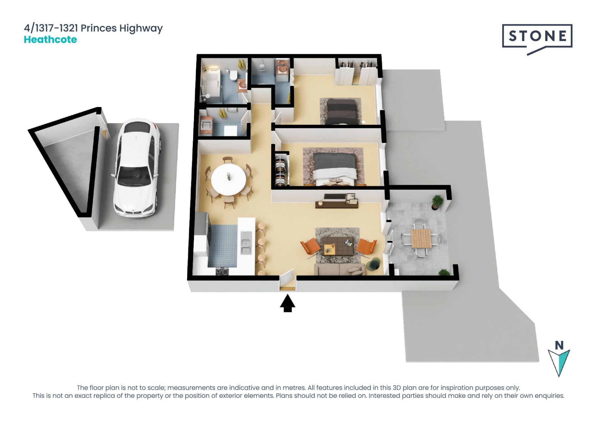 Impressive apartment in ultra-convenient location