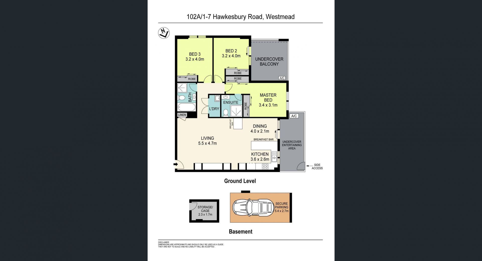 Well Presented Three Bedroom Unit In Sought After Location