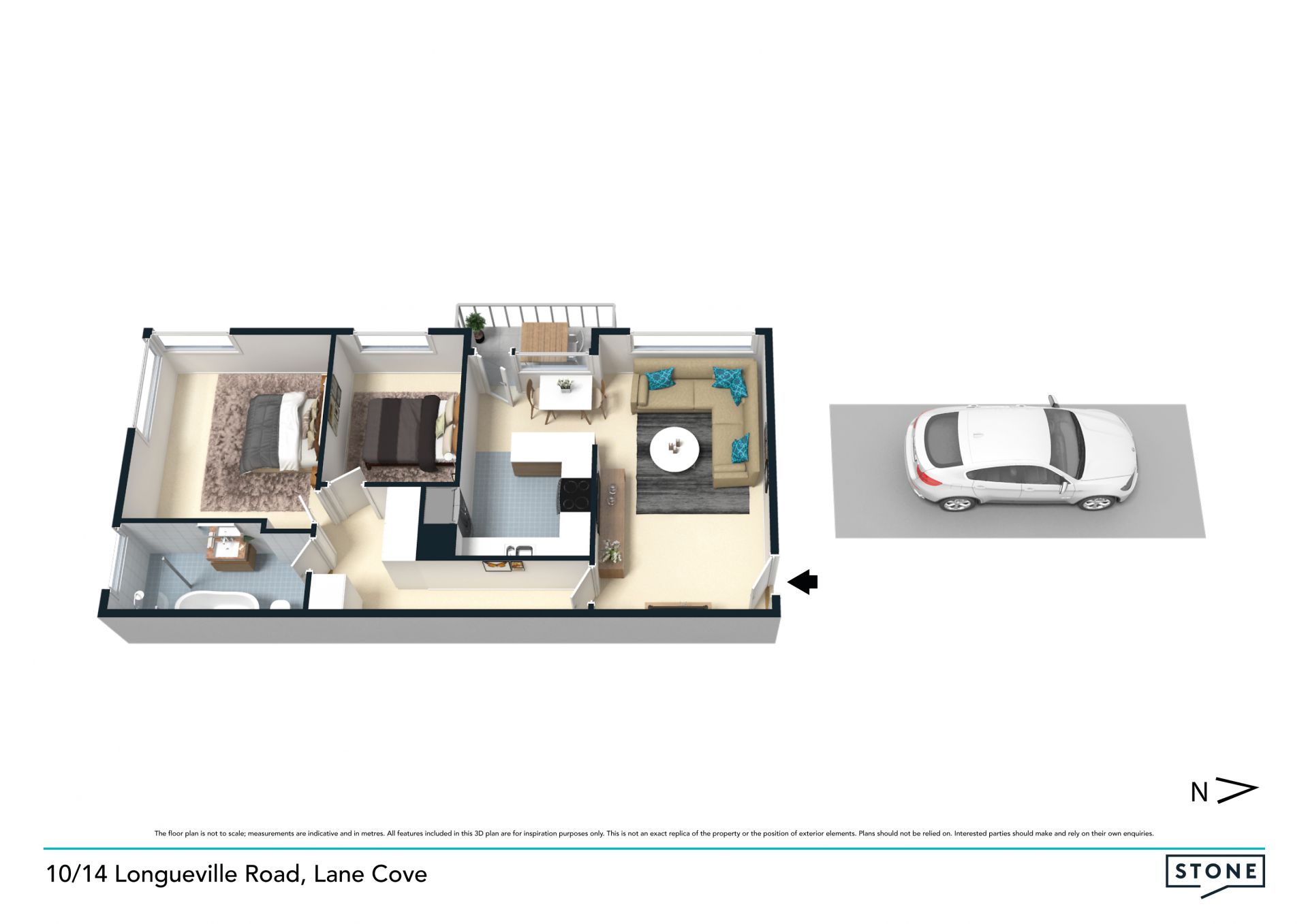 Bright, peaceful and whisper quiet investment or first home