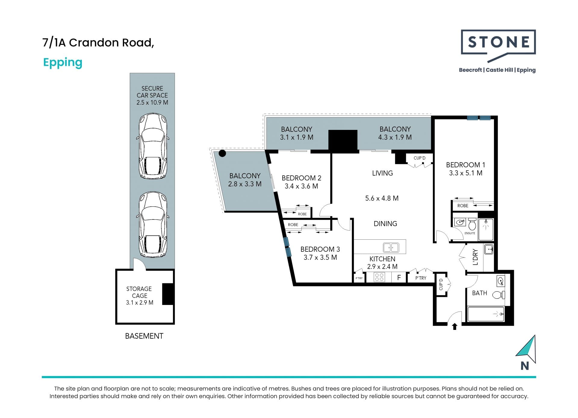 Enjoy modern luxury and a central address in this spacious near new apartment set in the heart of Epping