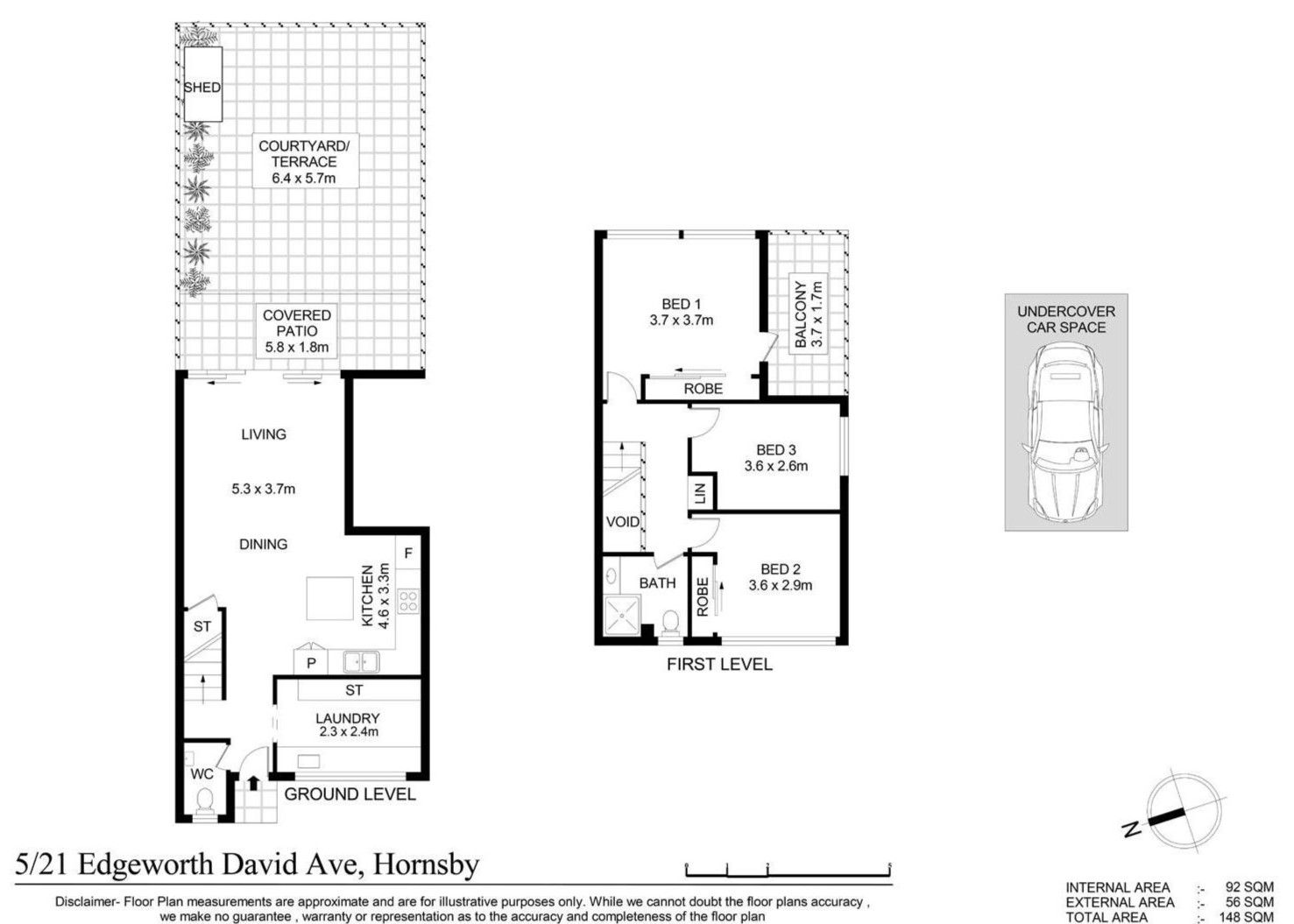 Near-newly renovated townhouse in prime location