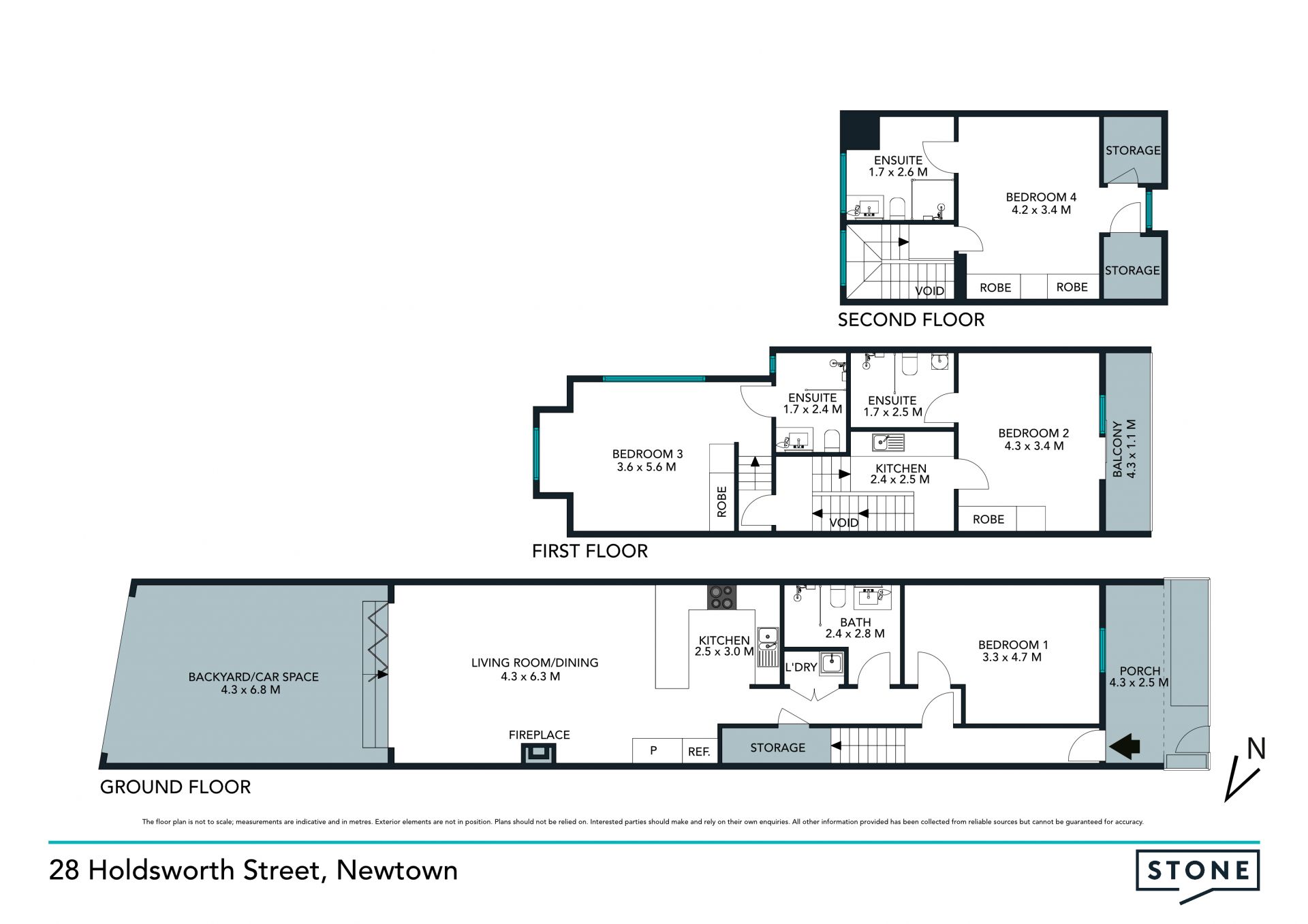 Beautiful tri-level terrace
