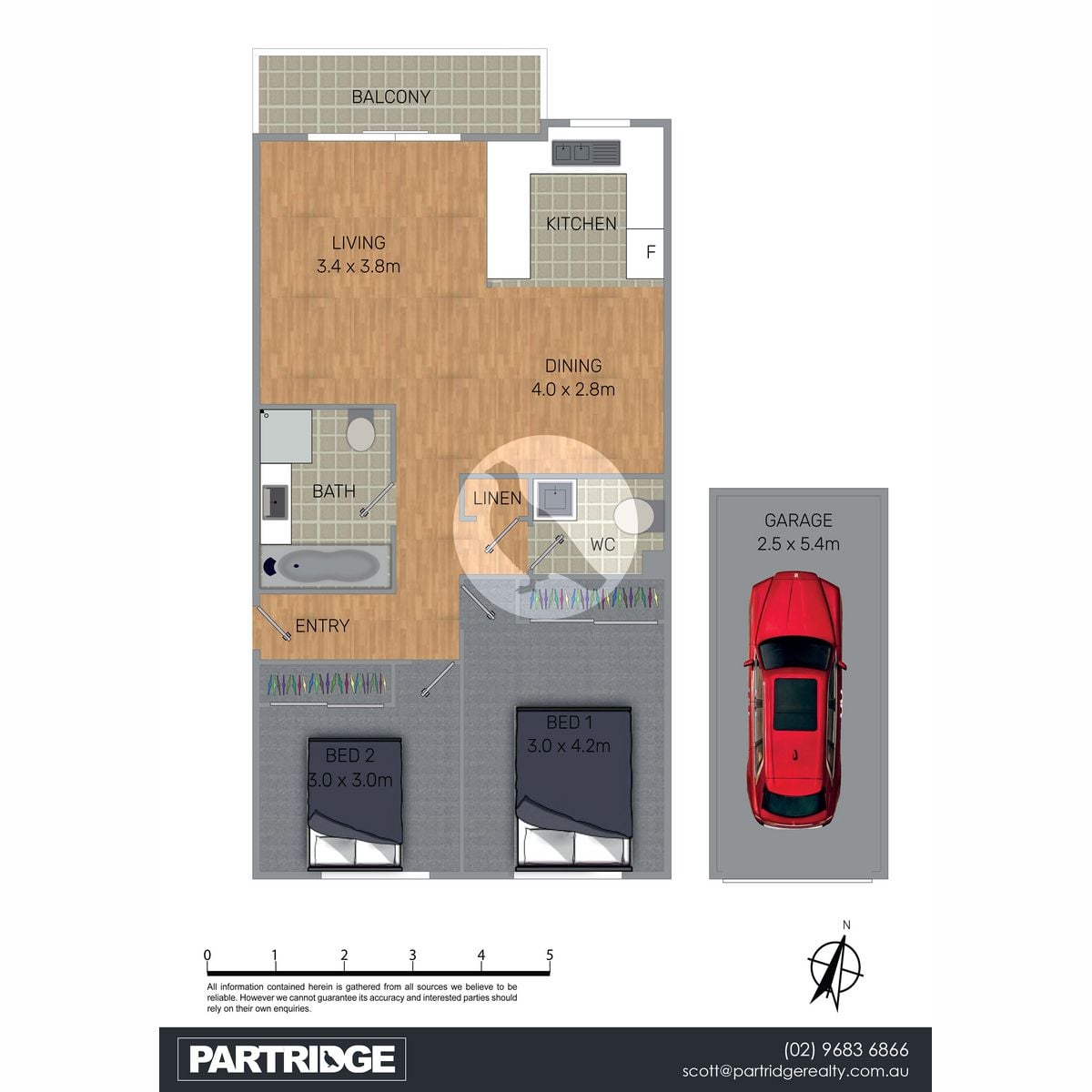 BEAUTIFULLY PRESENTED APARTMENT