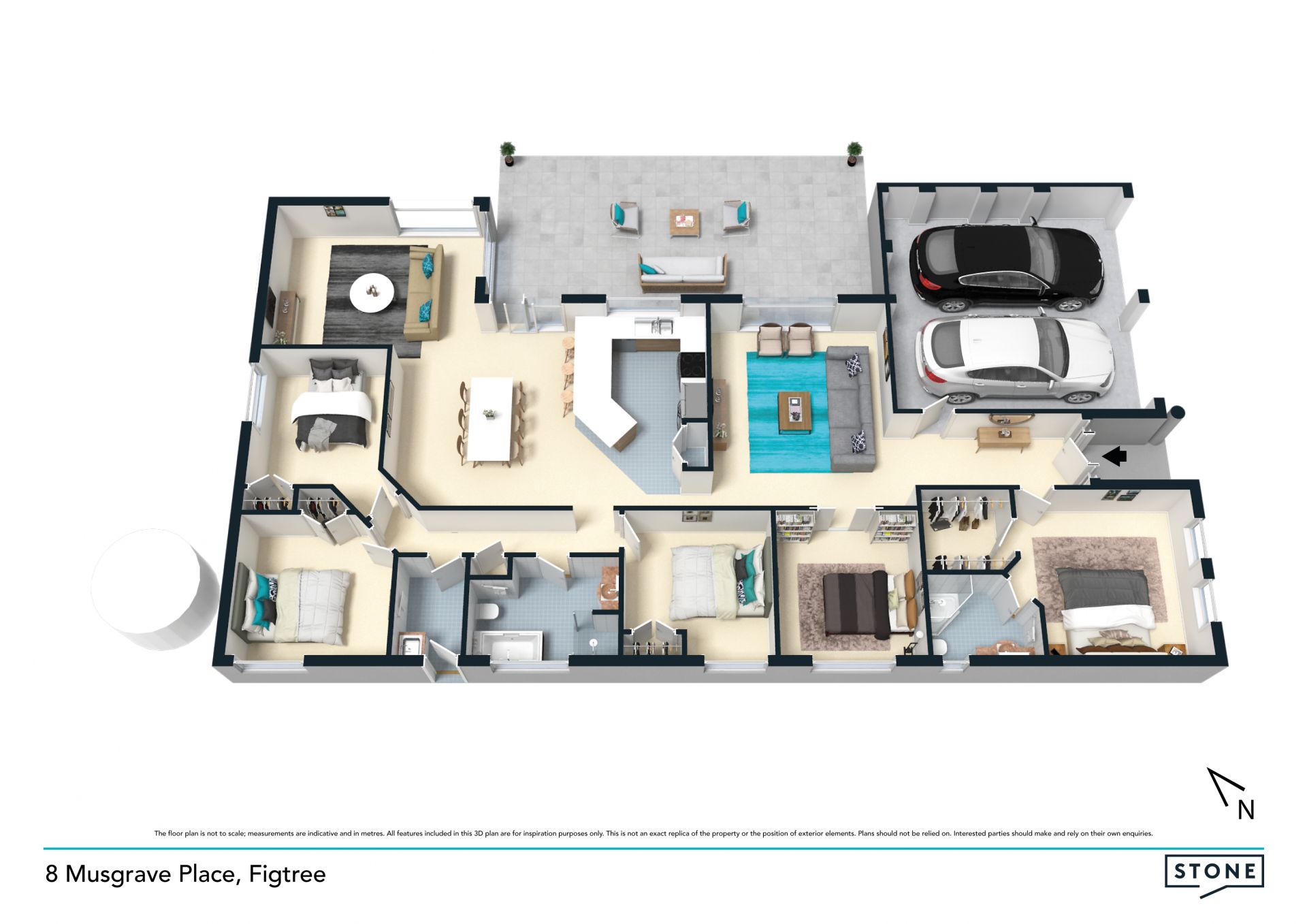 Luxury family home enjoying private cul-de-sac position