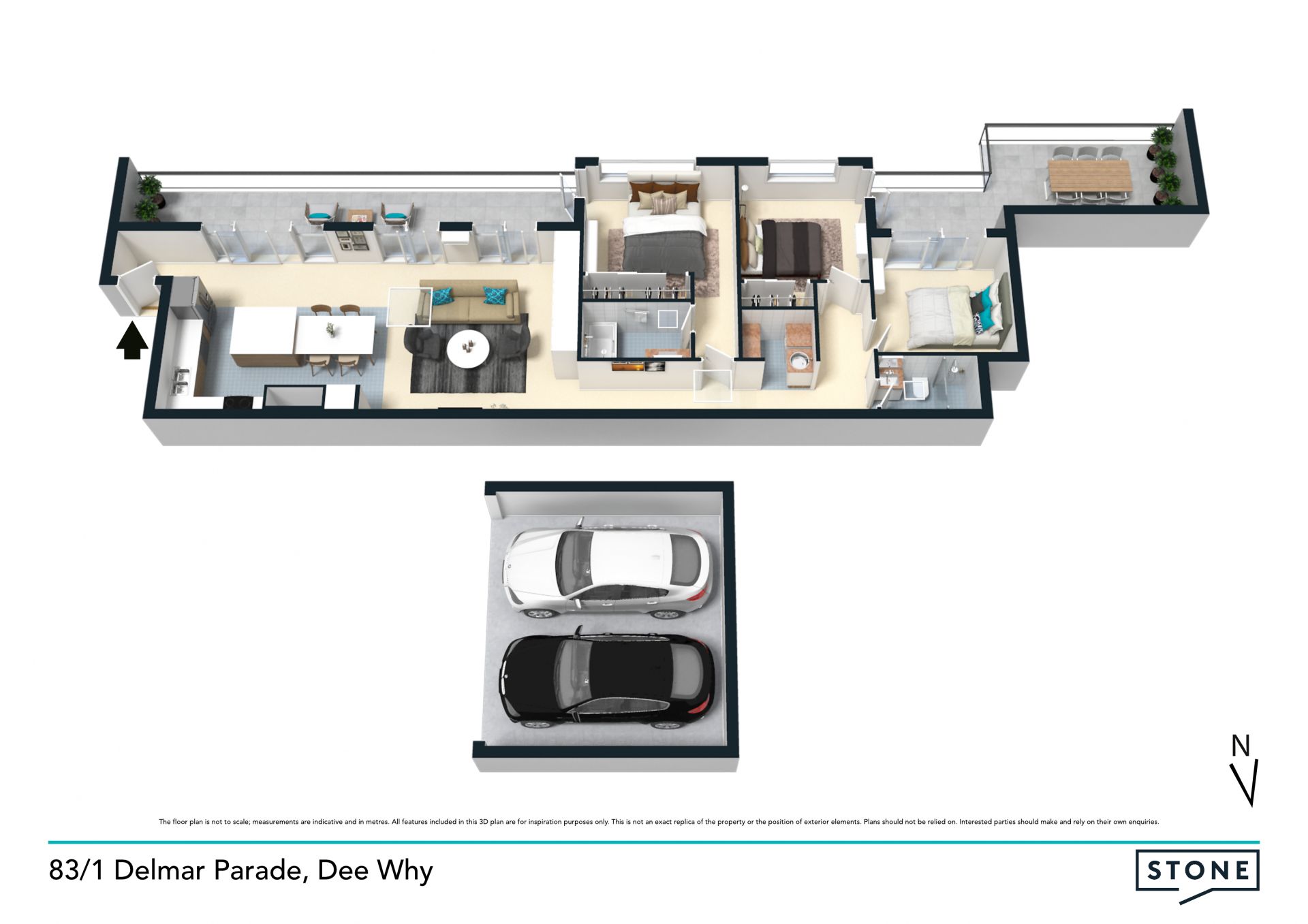 Resort-like designer lifestyle by the town centre