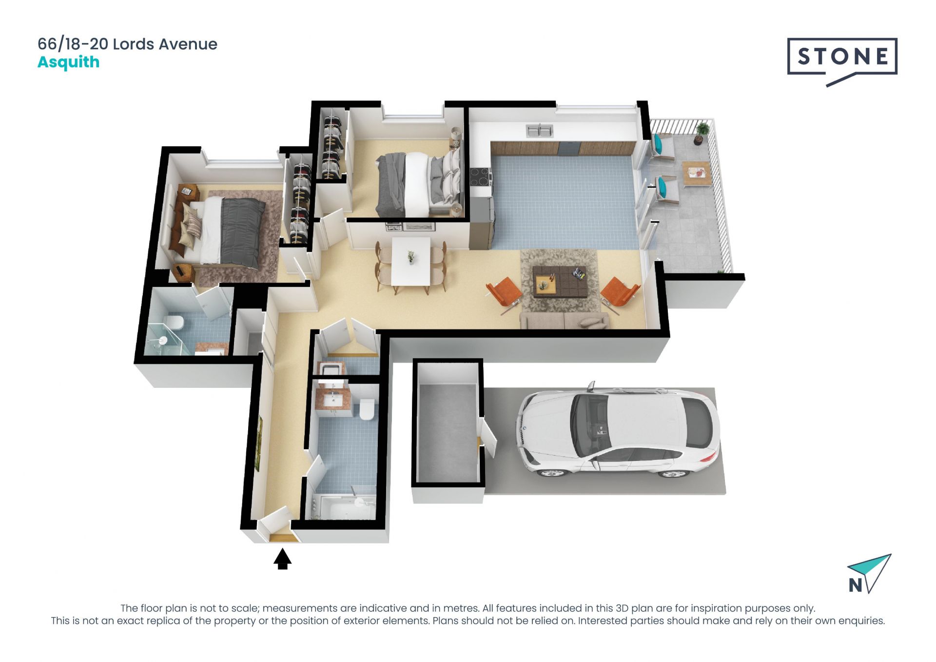 North facing | located close to everything
