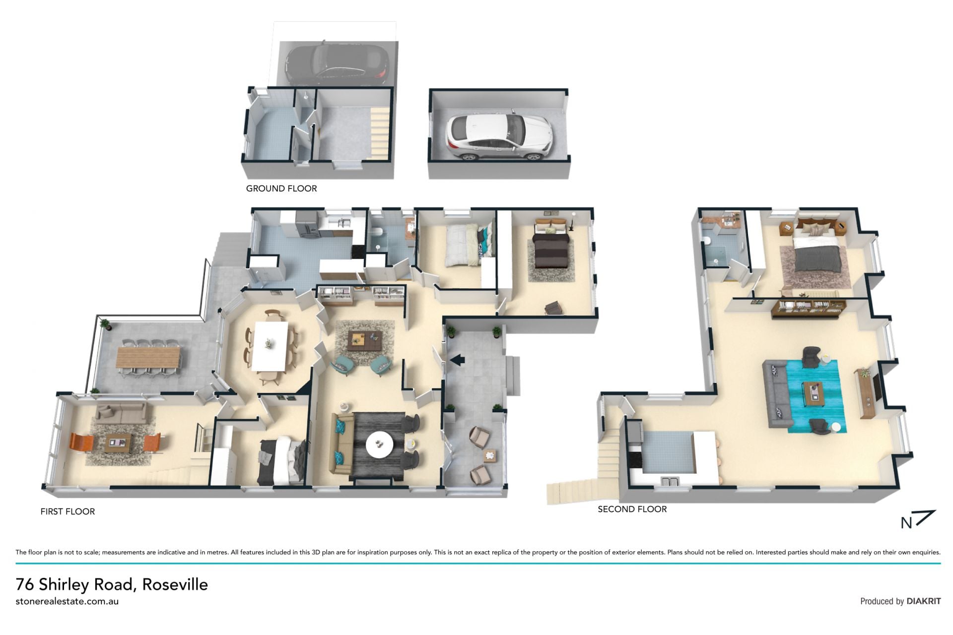 Stylish entertainer with panoramic vista views