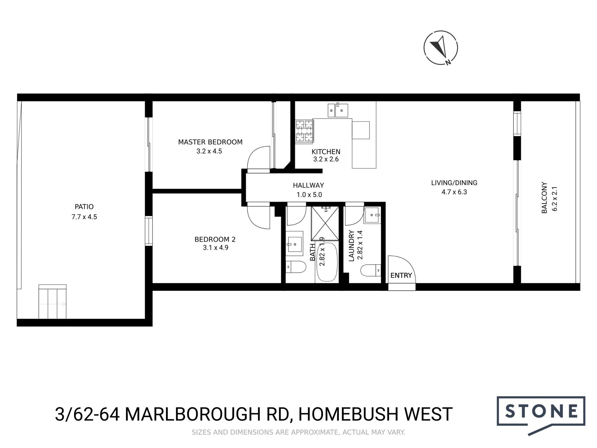 Freshly Updated & Spacious 137sqm, Double-brick, North-facing with Access from 2 Mandemar Ave