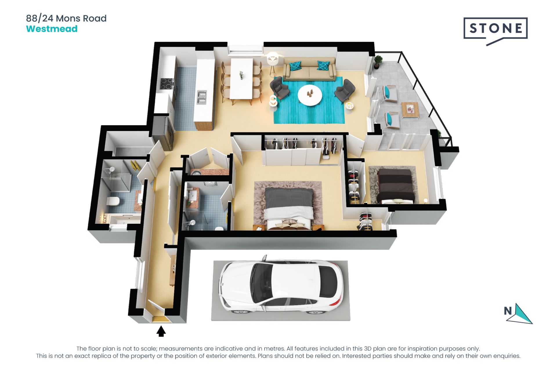 Oversized Apartment in Central Location