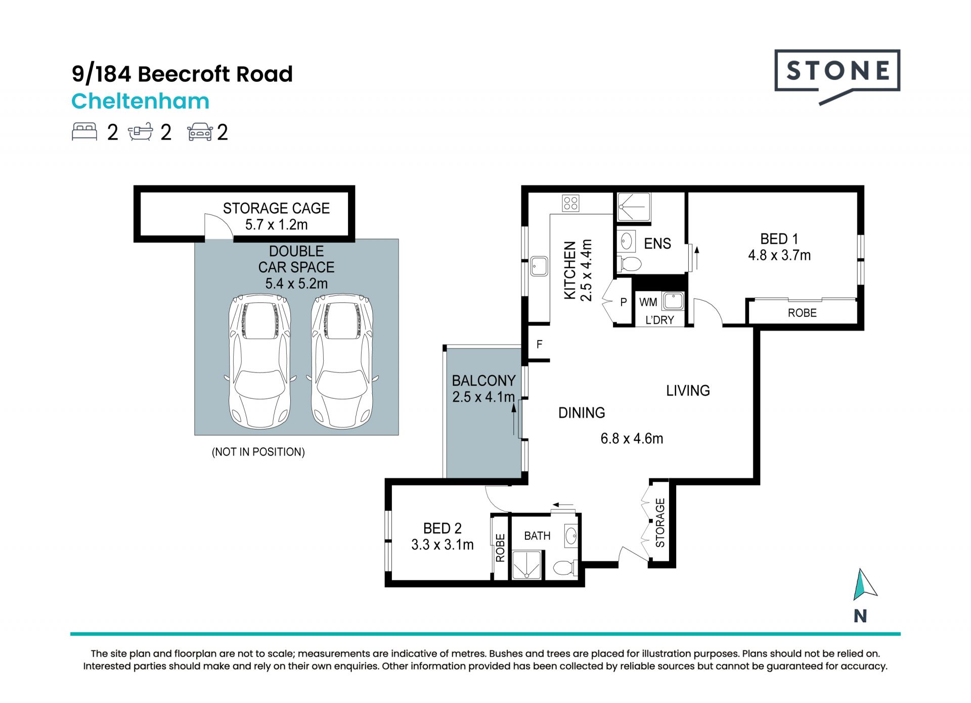 Near new over 55's development in a superb location