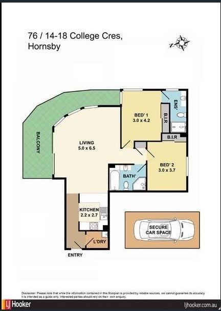 2 Bedroom Unit in Fantastic Location