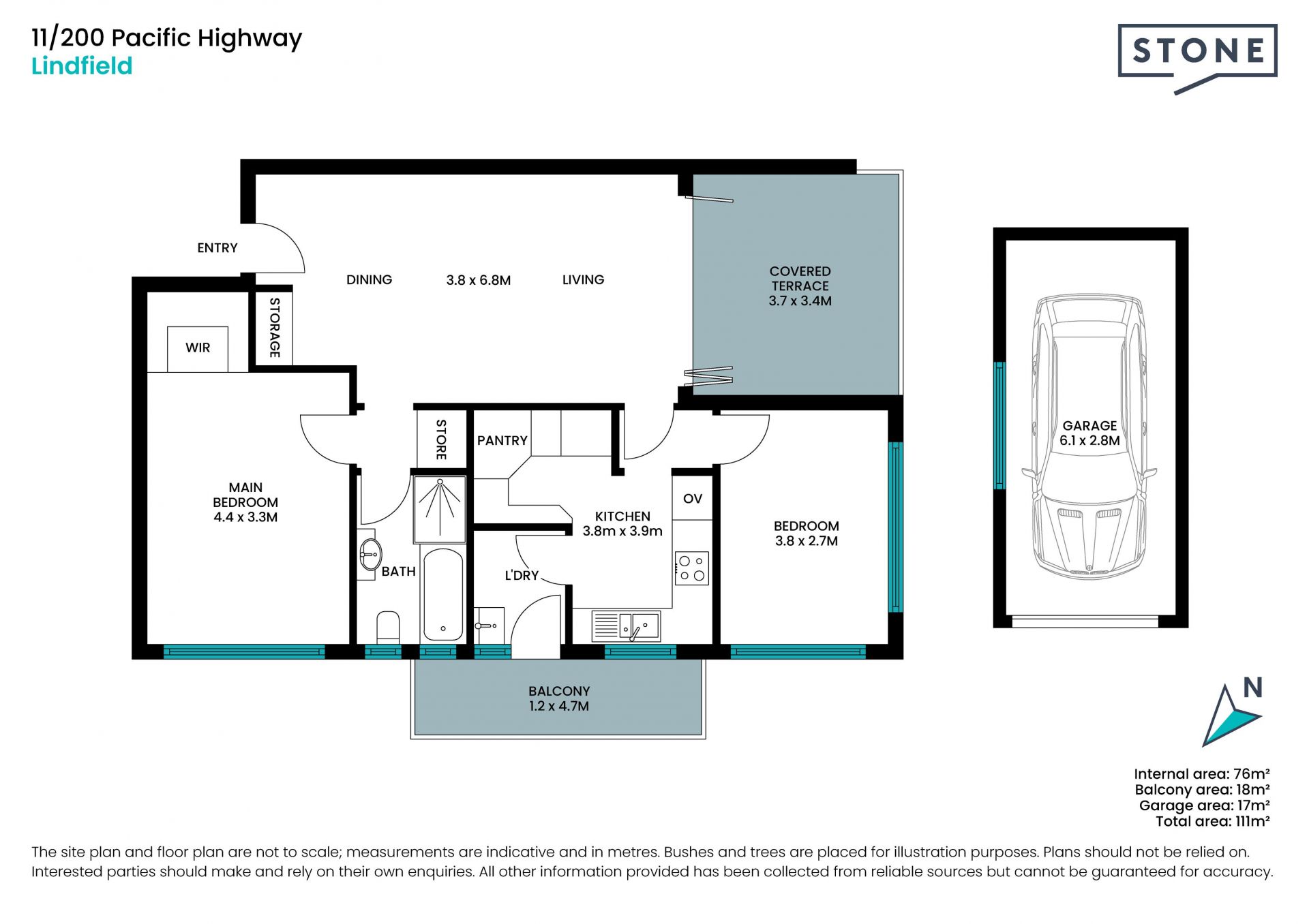 Convenient Westbourne Rd access with panoramic view