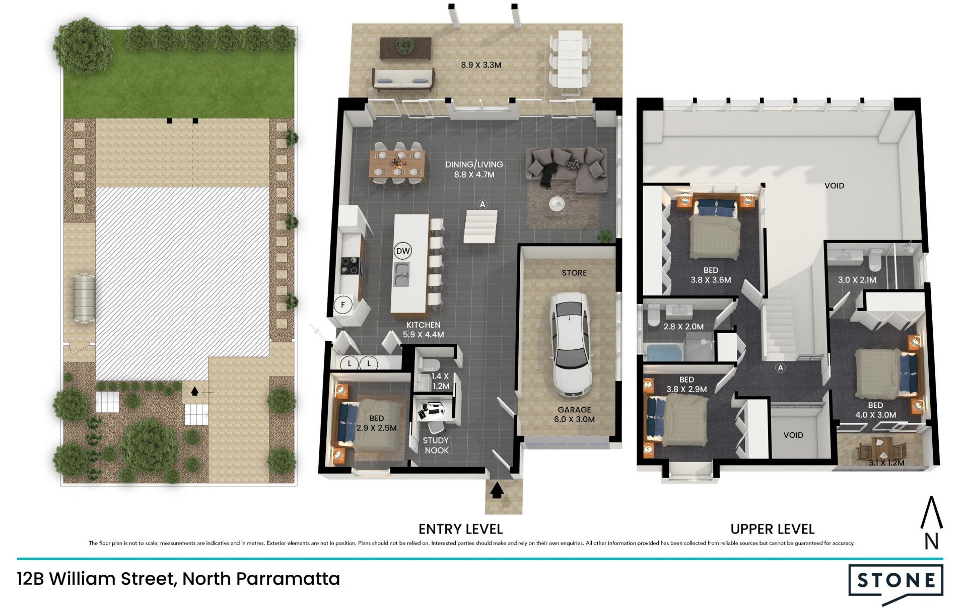 New stunning four-bedroom home