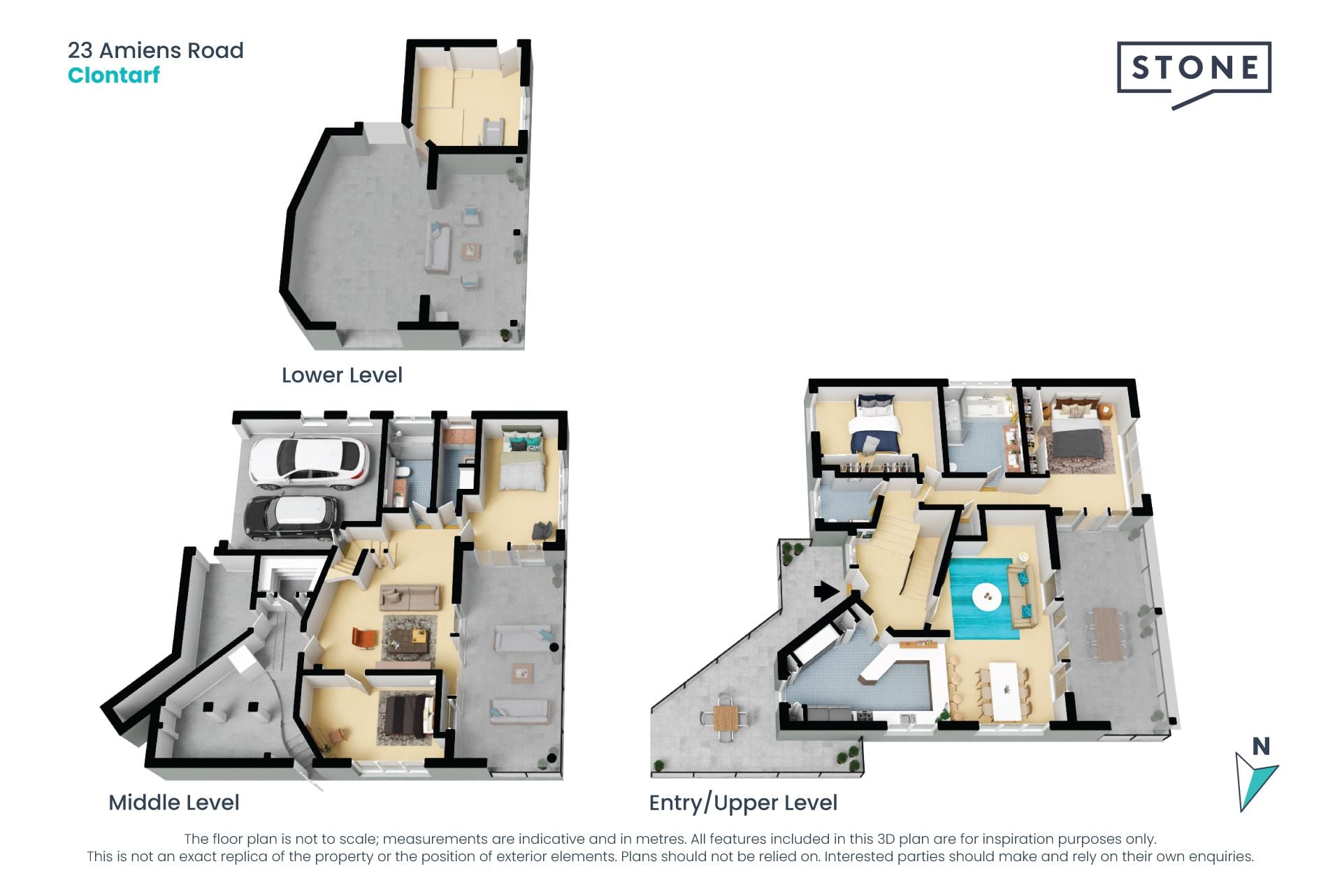 Resort-like hideaway just 350m from Clontarf Beach