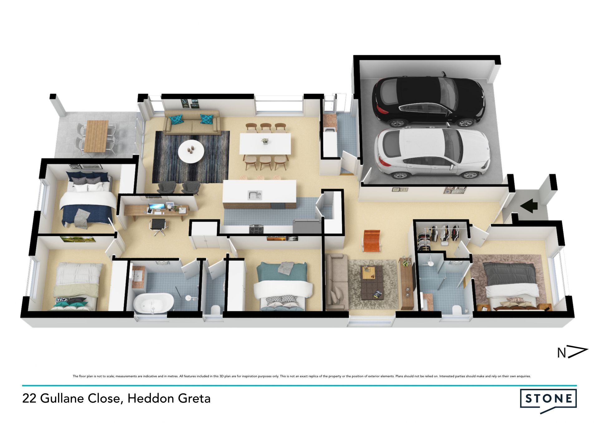 Contemporary comfort abounds
