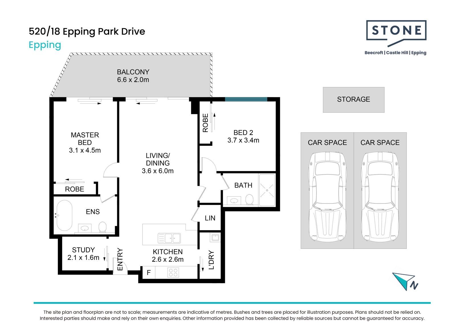 North-east Facing, Sun-Filled & Peaceful Apartment with Double Side-by-Side Car Spaces