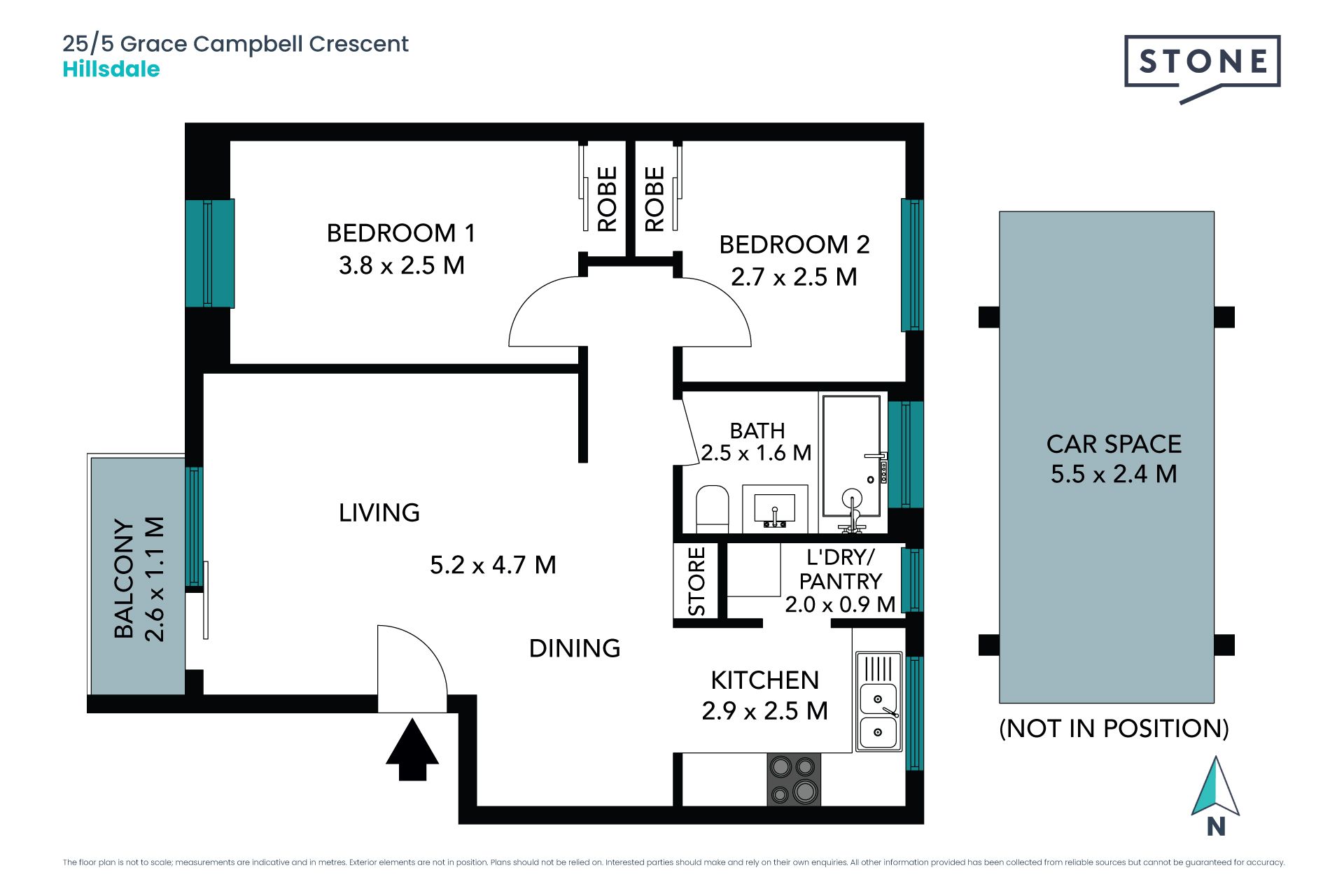 Newly Renovated Gem in Boutique Block – Bright, Airy, Open Plan Living