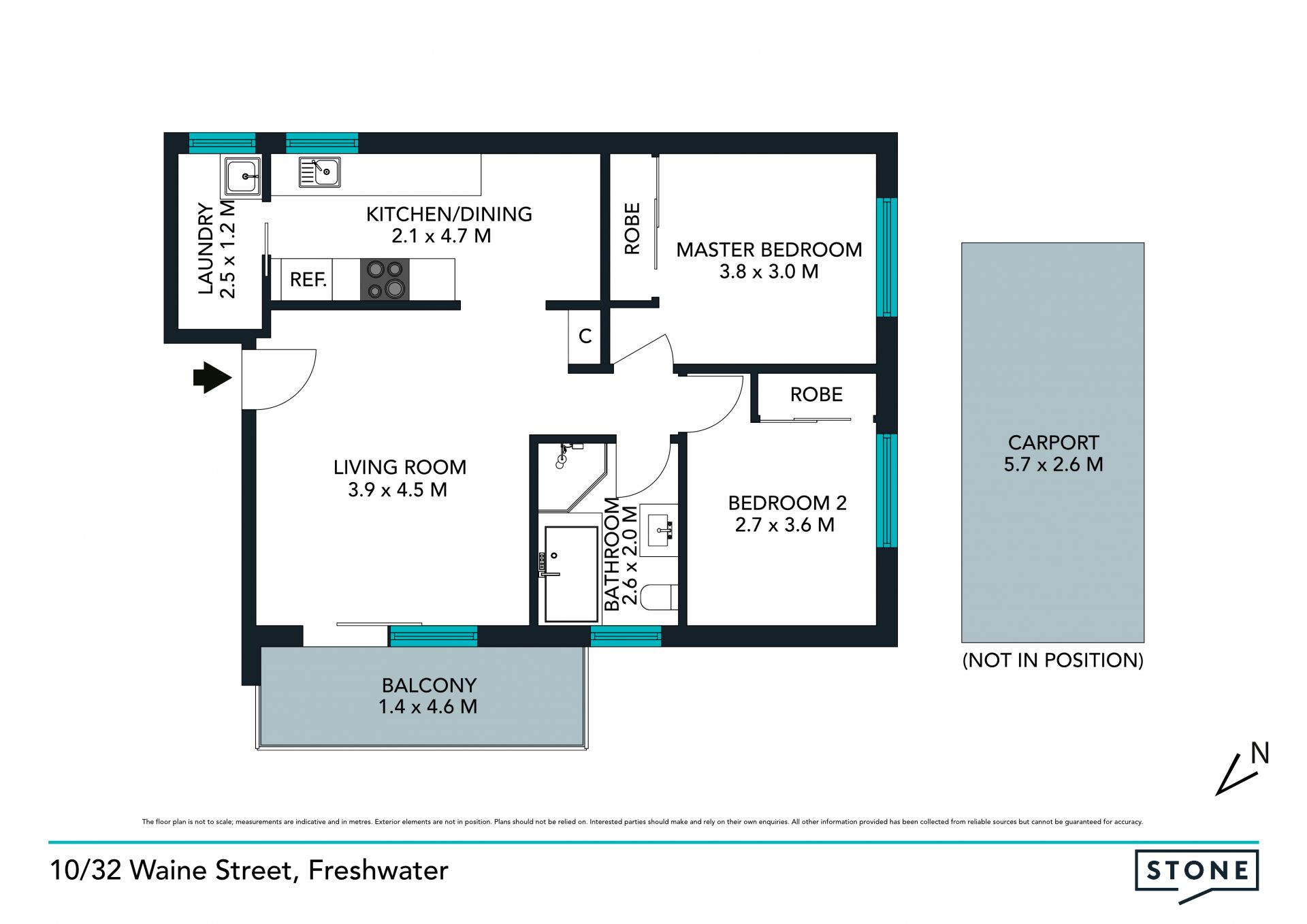 Spacious apartment offering lifestyle and convenience