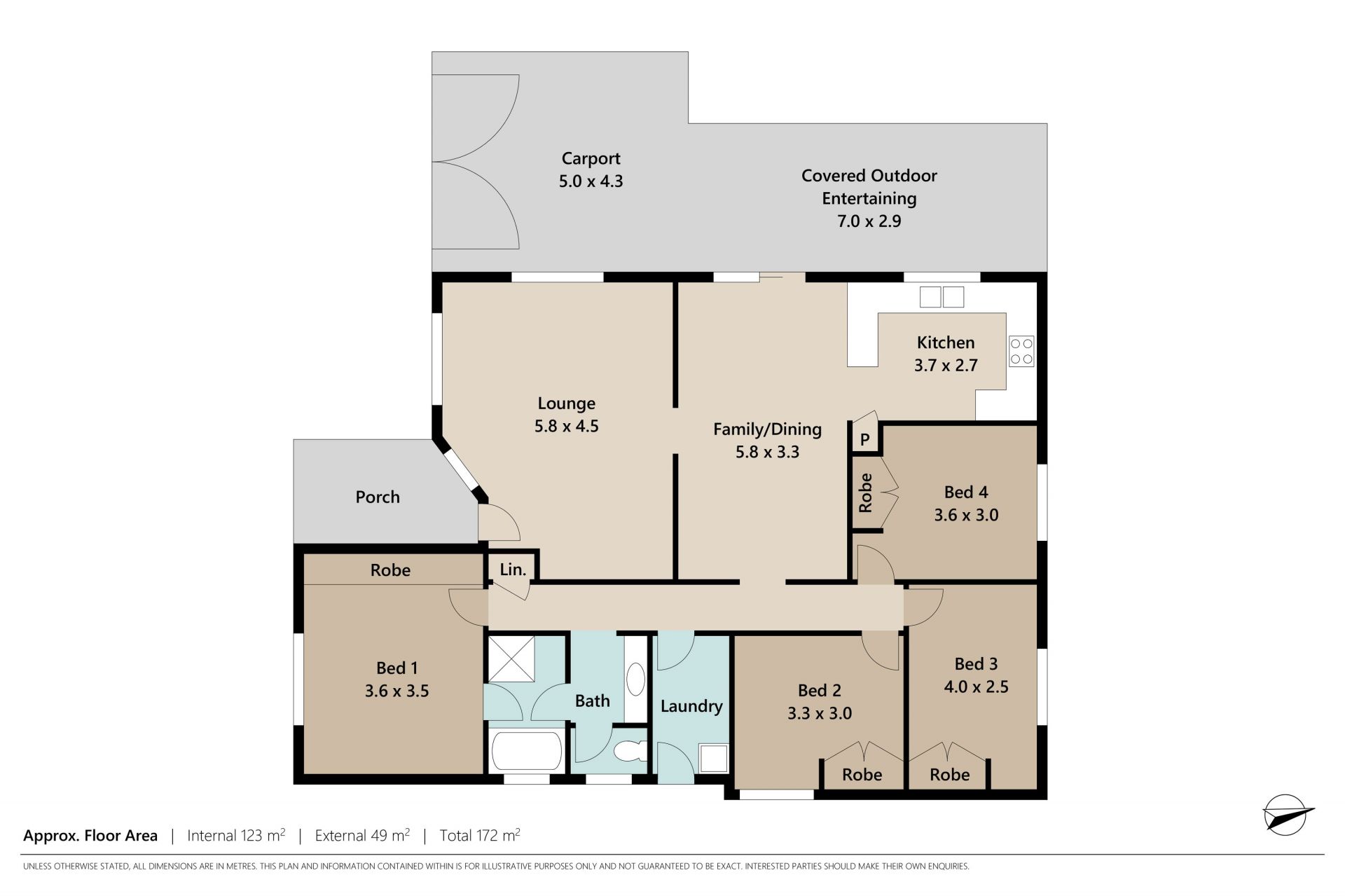Excellent Location: Side Access, Multiple Living Areas