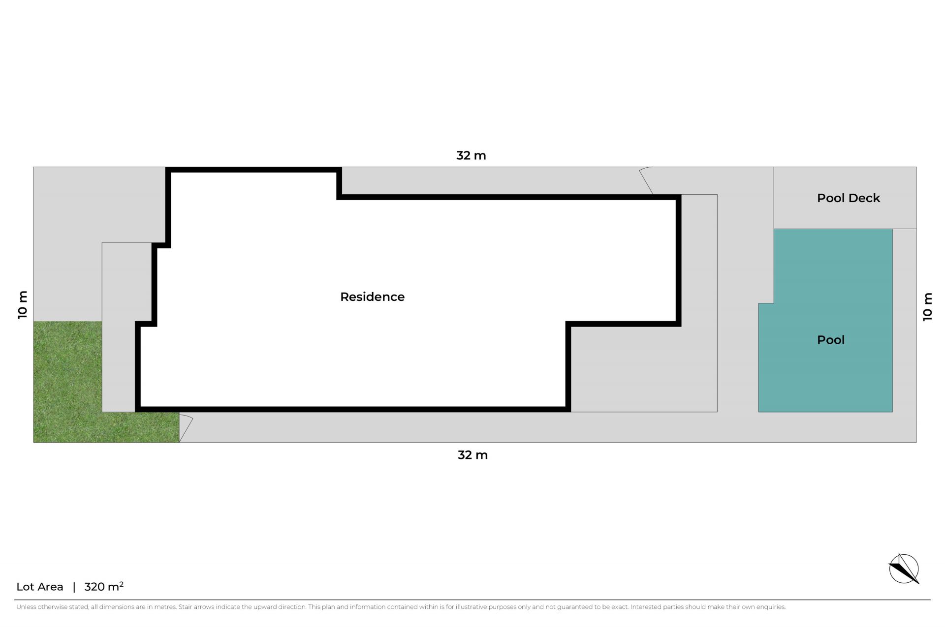 4 LIVING AREAS + INGROUND POOL on FLAT BLOCK