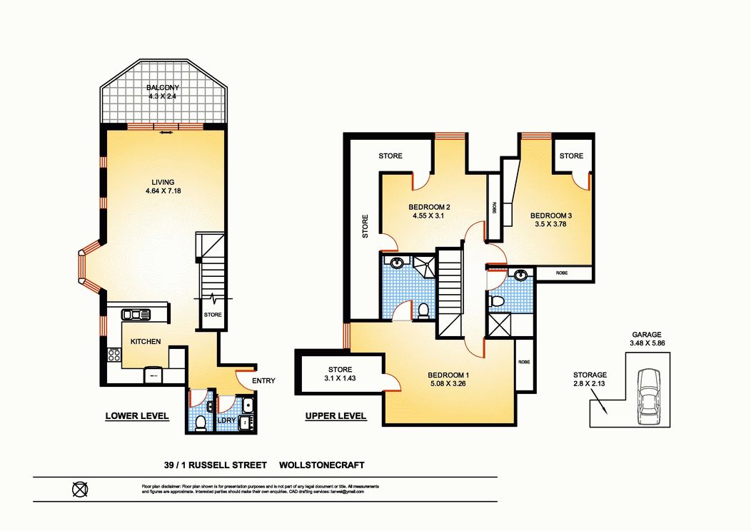 Security Complex, private, leafy and north facing living.