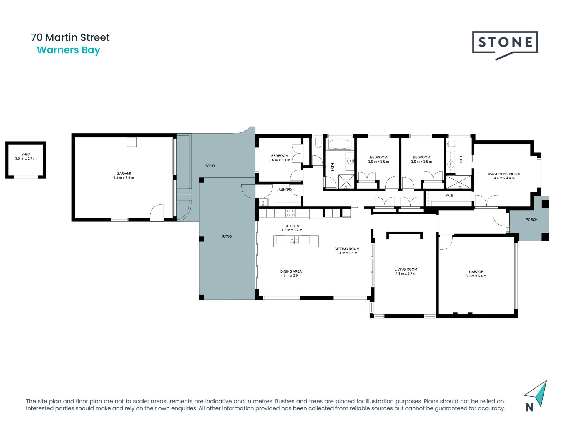 Modern, Single level Masterton home, Stroll to lake