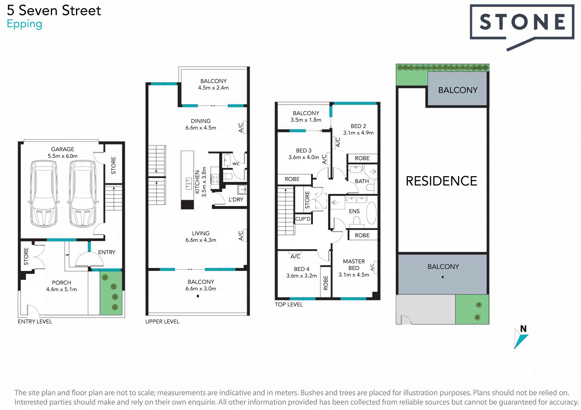 Superbly modern 4-bedroom townhouse with house-like proportions