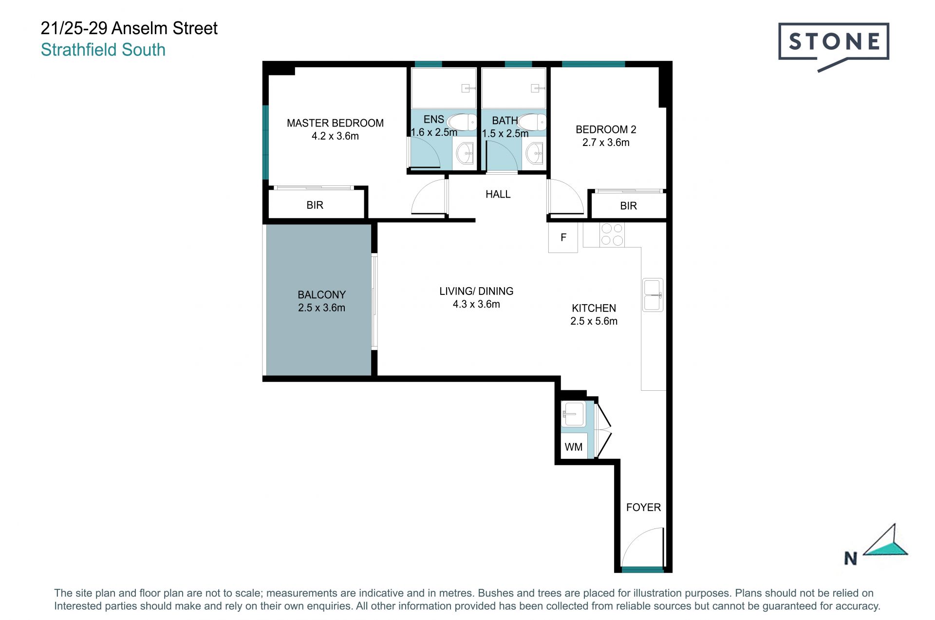 Stylish Two Bedroom Apartment with Lift Access