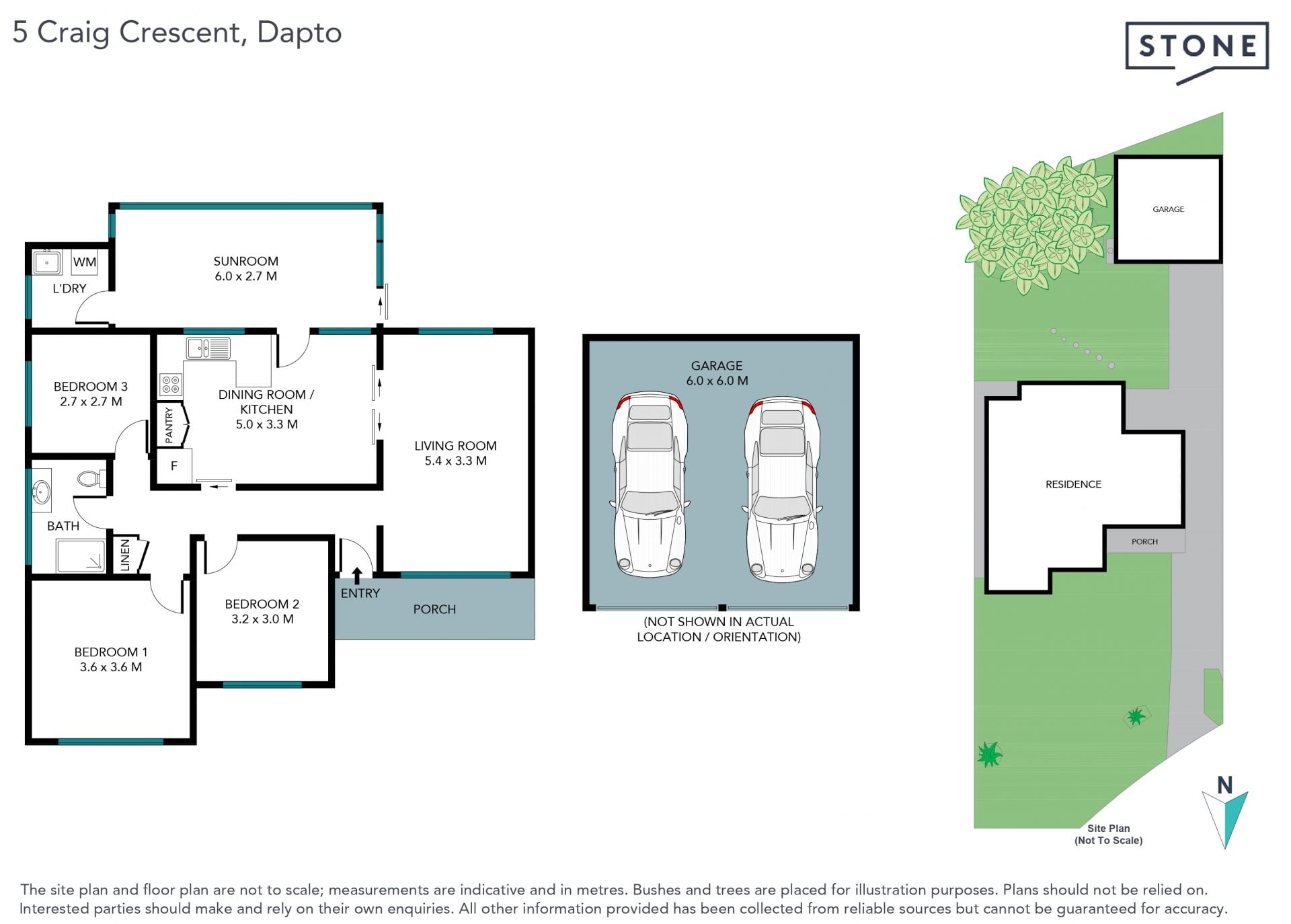 Comfortable single-storey brick and tile home