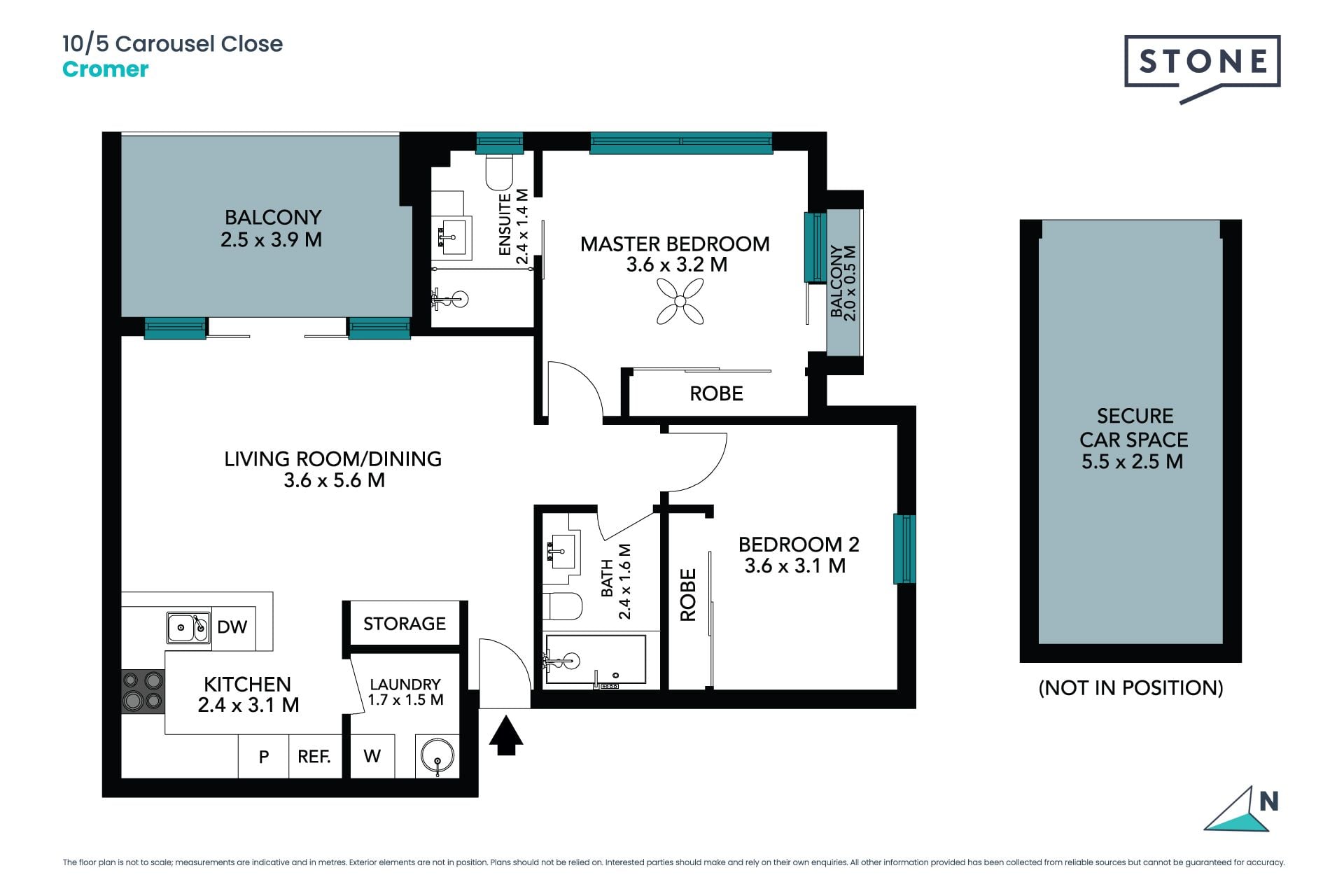Light-filled, stylish and private